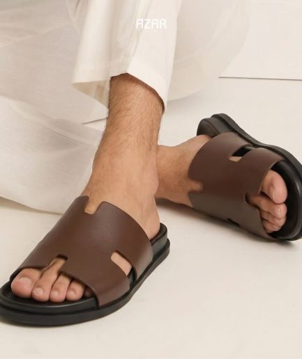 Mule Homme marron Hermès AZ 511-FA31
