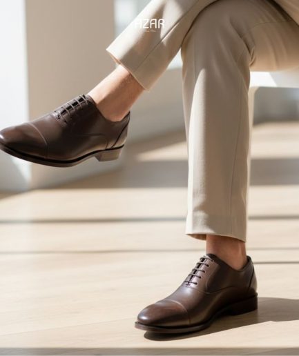 Chaussures de Ville Marron cuir véritable AZ 511-1045