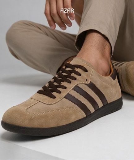 Basket Homme Style Retro – Beige & Marron AZ 518-305